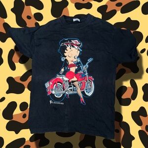Betty Boop Vintage Biker Tee